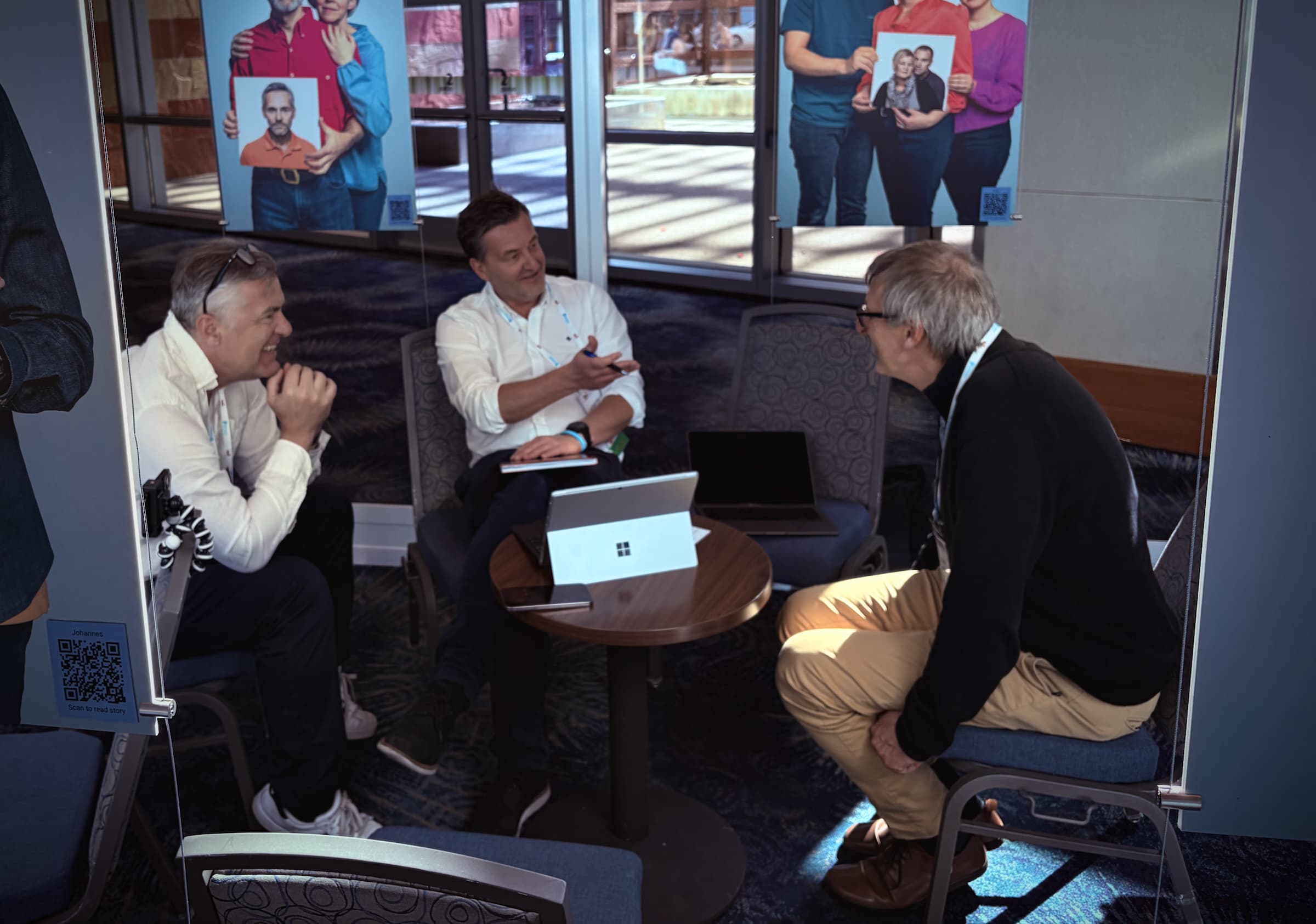Kai & Jo Martin interviewing Roger Barker