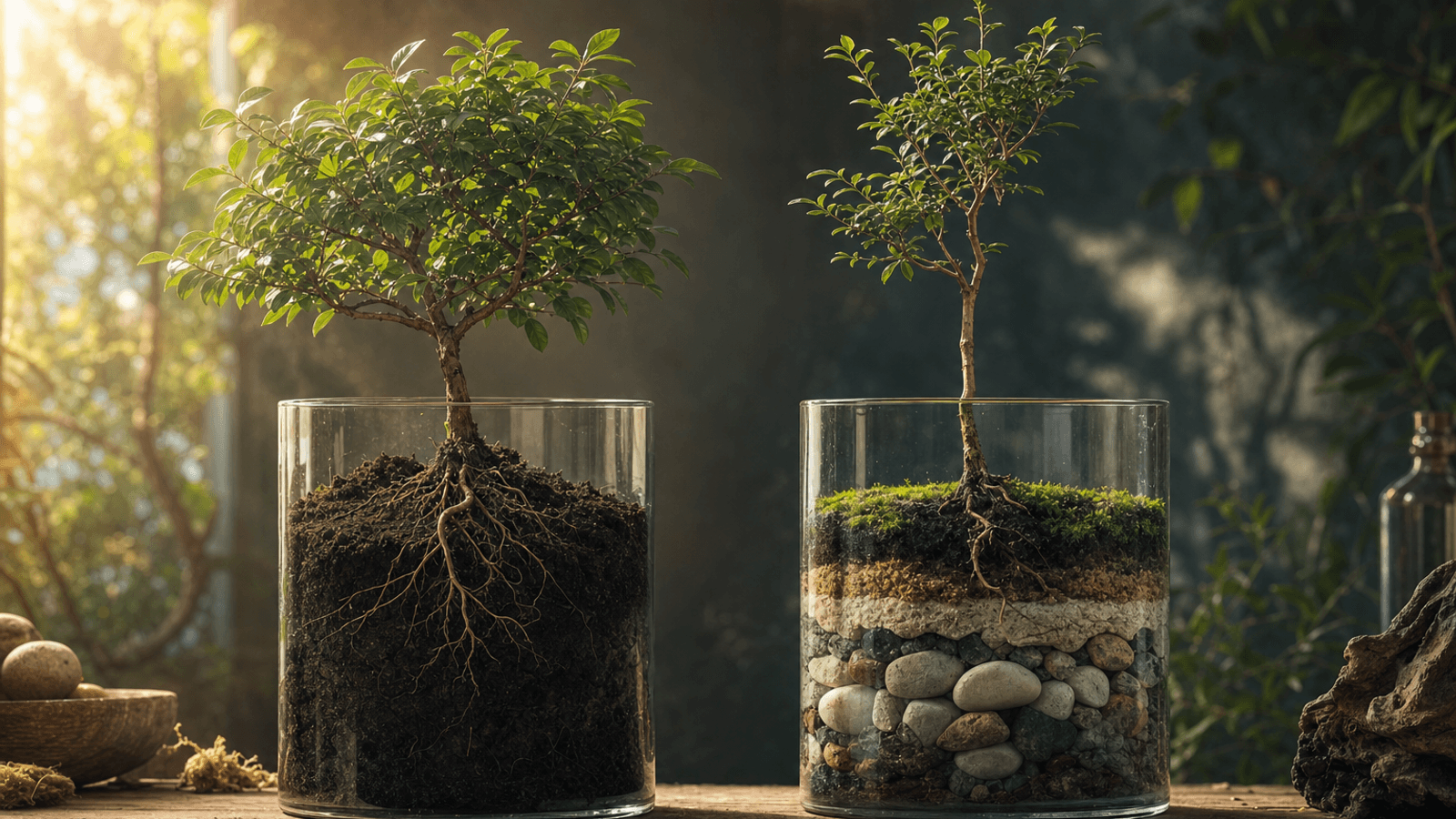 The same risk factor can grow into different outcomes in different environments.