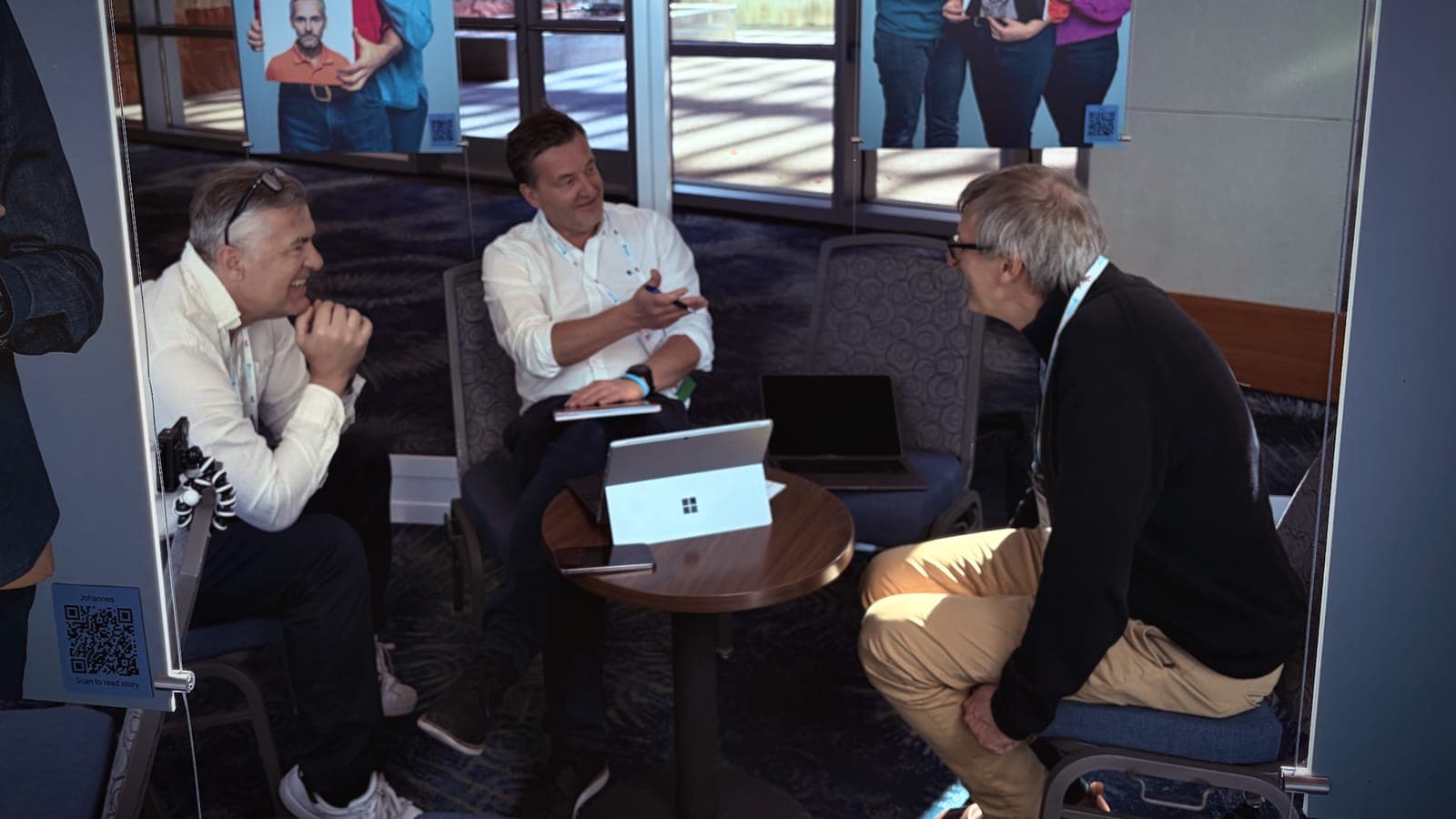 Kai & Jo Martin interviewing Roger Barker
